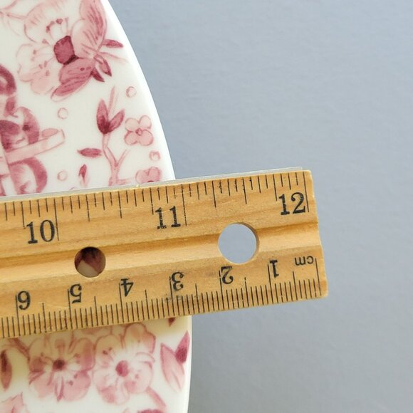 Pfaltzgraff Delicious Dinner Plate Red Apples & Floral Fall Autumn Farmhouse - Picture 11 of 11